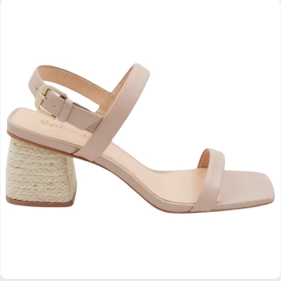 Splendid Keeva Square Toe Leather Sandals Size 9.5 | NEW Blush Pink /Nude - Picture 12 of 13